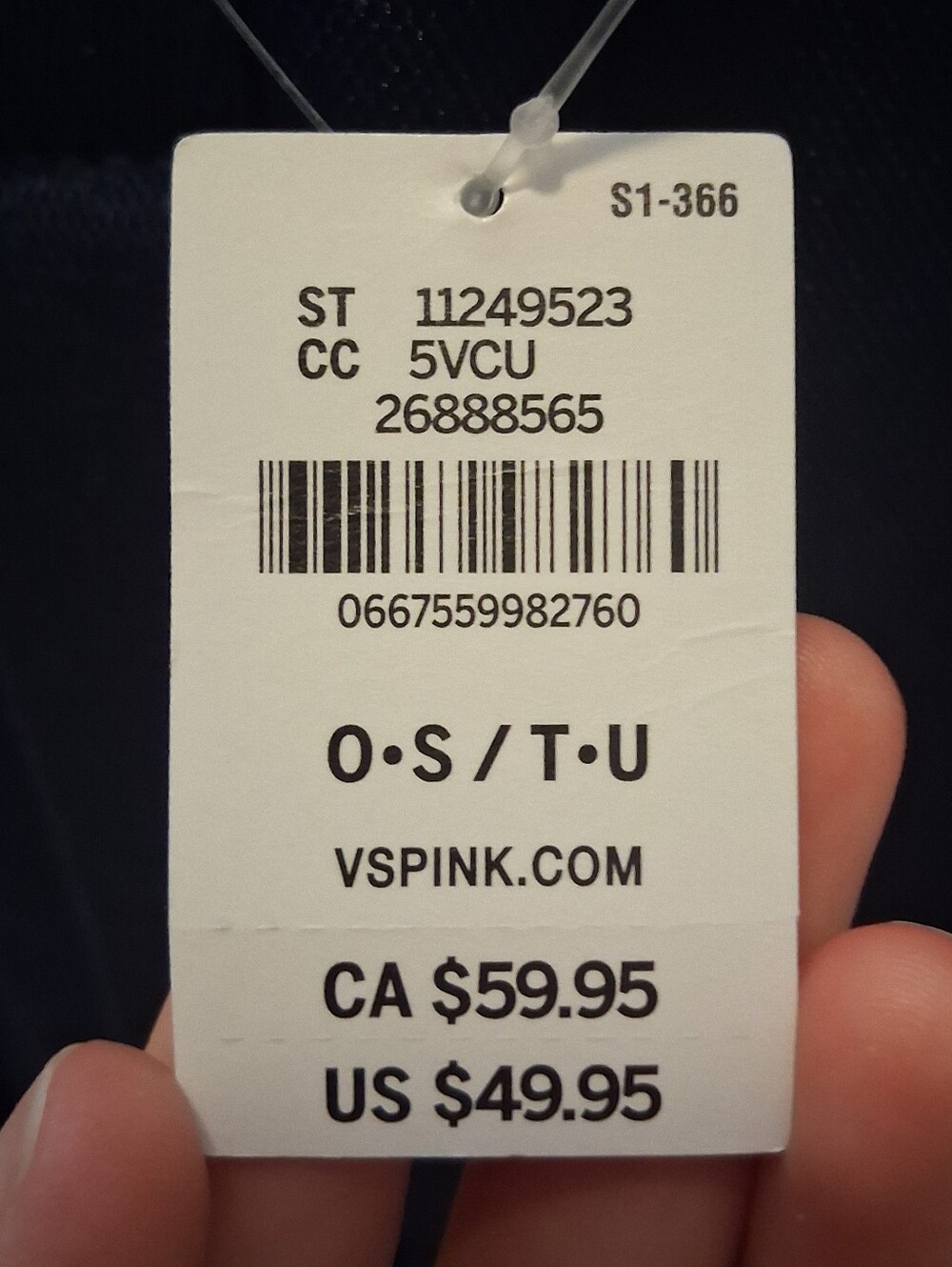 PINK Victoria's Secret Ivy Canvas Backpack NWT - Picture 9 of 11